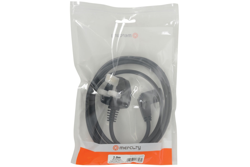 Mercury IEC RA Power Cable 2.0m Bag 114.023UK