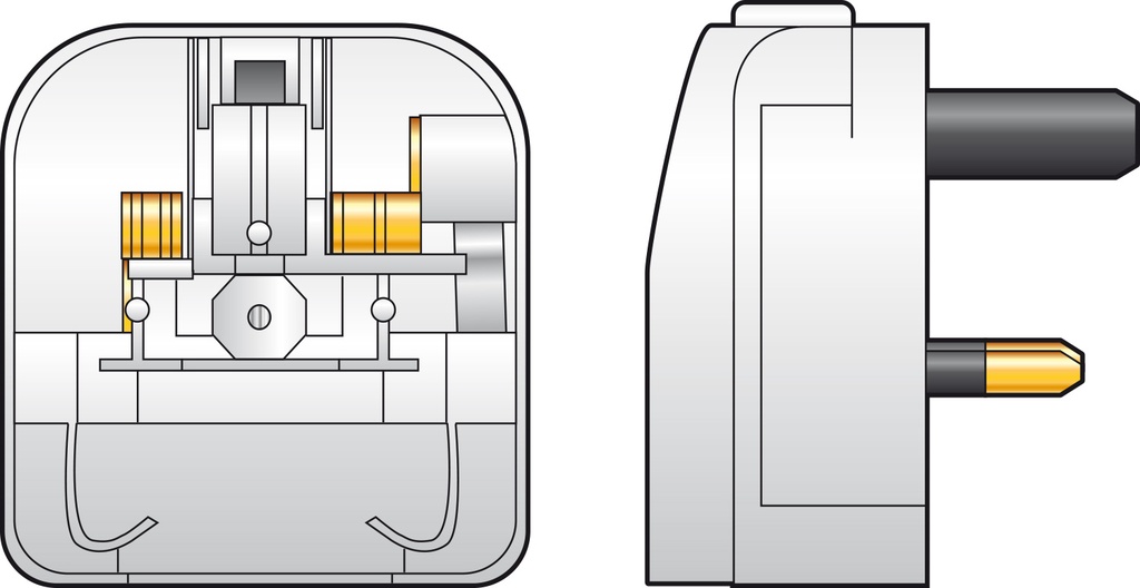 Mercury 2 Pin EU Plug to UK Plug Converter 429.821UK