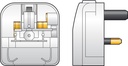 Mercury 2 Pin EU Plug to UK Plug Converter 429.821UK