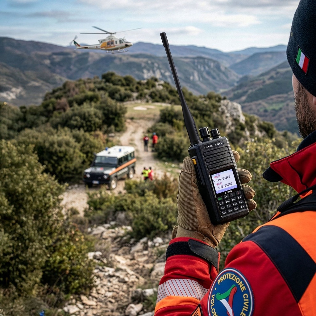 Midland Radio Amateur VHF/UHF 10W IP67 3600mAh CT990-EBR