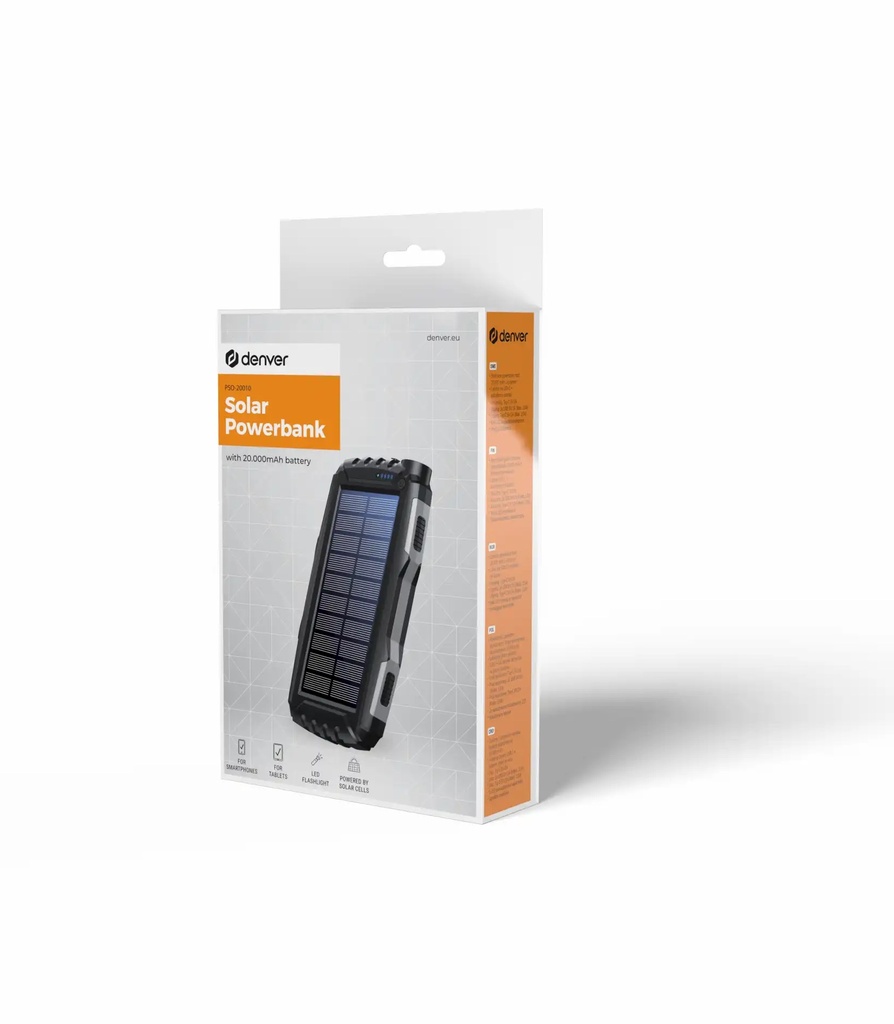 Denver Powerbank 20000mAh Solar PSO-20010 MK2