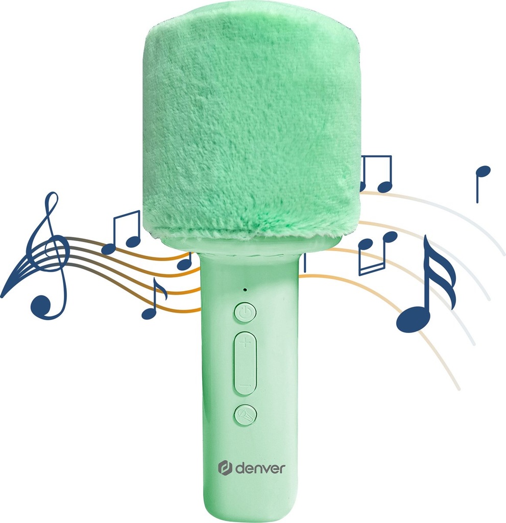 Denver Audio Karaoke Microphone with Built-in Speaker & Bluetooth KMS-30GN Green