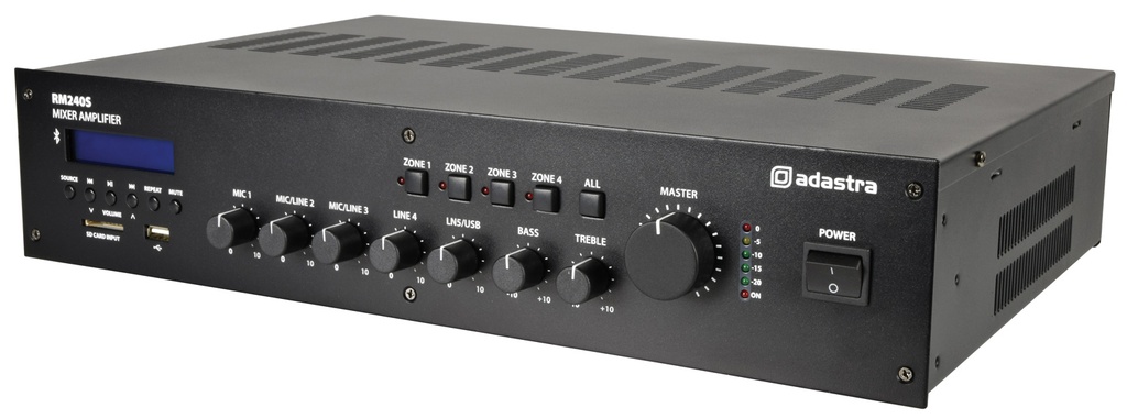 Adastra RM240S v2 100V 4Z 240W FM/USB/BT 953.215UK