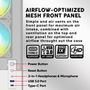 Armaggeddon Gaming Case M-ATX DEEPFREEZE DUPLEX 2 White 3x ARGB Fans