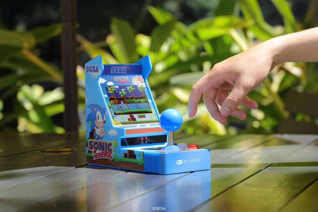 My Arcade Retro 6.8" (3.5") Joystick Player SONIC THE HEDGEHOG (2 Games)
