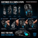 Transformers Gaming Mouse Wireless ,Tri-Mode Bluetooth/2.4G/Wired, Huano Switches,USB-C Rechargeable, TF-G05 Black