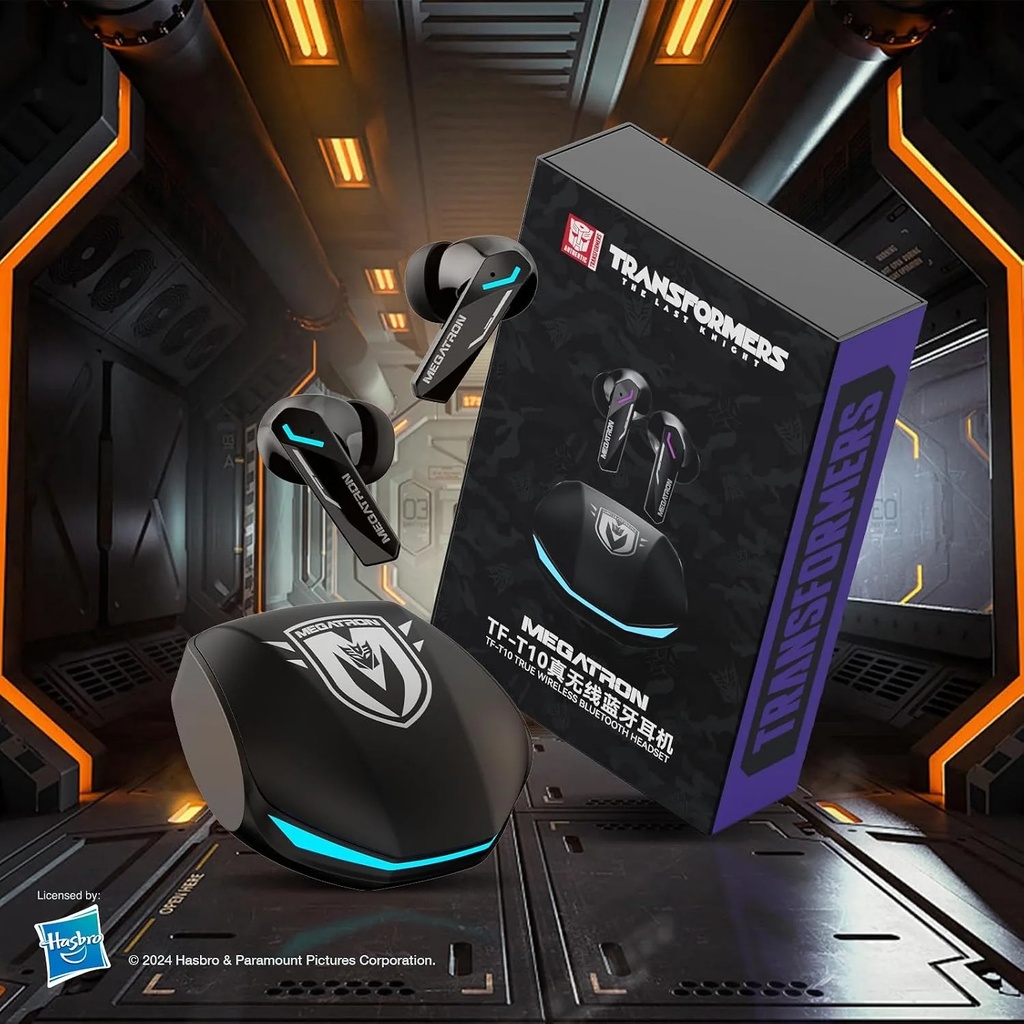 Transformers TWS Earphones, Bluetooth 5.3, IPX5 Waterproof,  TF-T10 Black