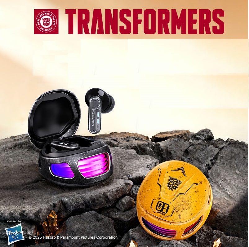Transformers TWS Earphones TF-T16 Yellow