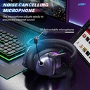 Transformers Wireless Gaming Headset 7.1 Surround Sound , 100H Playtime, Bluetooth 5.4, Foldable, TF-G03 Grey