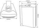 Adastra BC6B Black 6.5'' 60W Onwall Speakers 100.908UK (pair)
