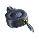 Baseus Car Charger 45W VR2 with Retractable Cable Black