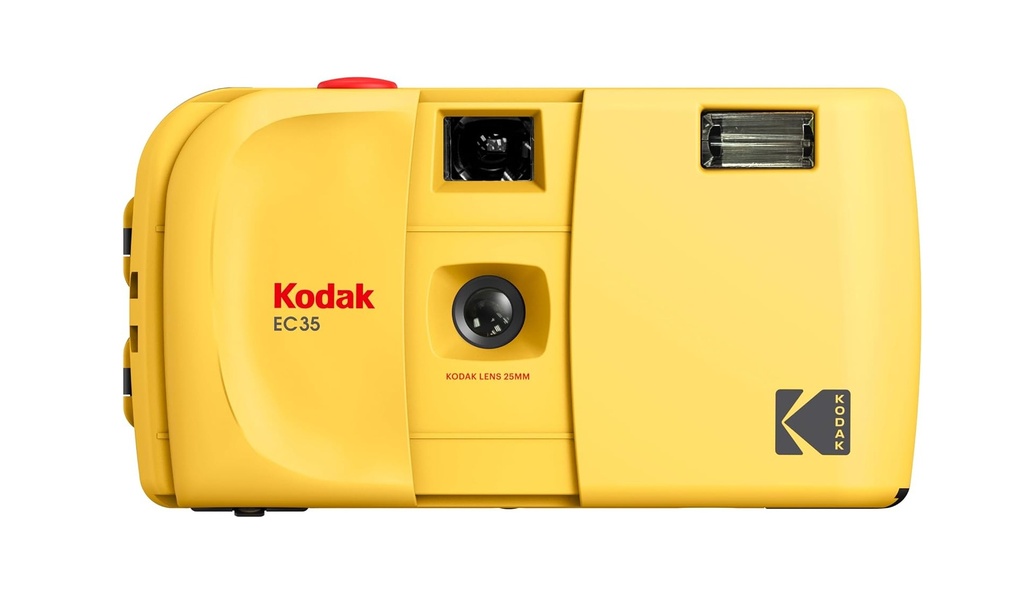 Kodak Camera Analogue Film EC35 Built-in Flash Butter Yellow