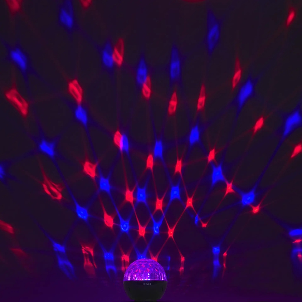 Denver AUDIO Portable Disco Light Ball with Speaker BTL-65MK2