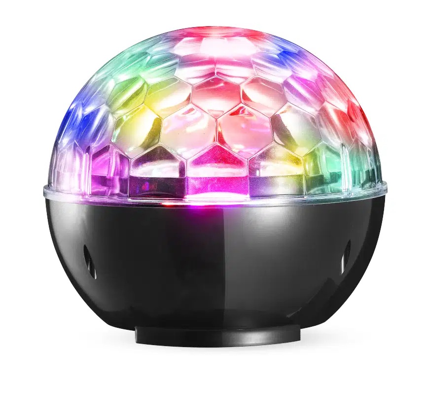 Denver AUDIO Portable Disco Light Ball with Speaker BTL-65MK2