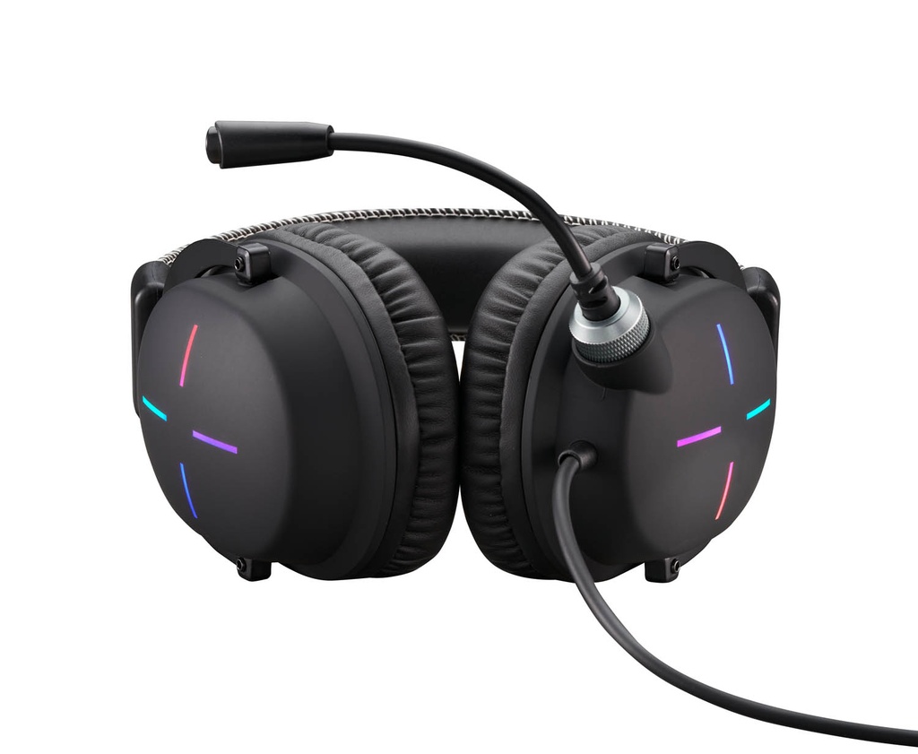 Acer Nitro Gaming Headset Wired 3.5mm + USB for RGB Lights Black NHW200