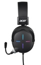 Acer Nitro Gaming Headset Wired 3.5mm + USB for RGB Lights Black NHW200