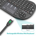 Rii Mini Keyboard Wireless 2.4GHz with Touchpad i8+