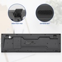 Rii Keyboard Wired Ultra-Slim Silent Full Sized RK907