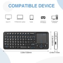 Rii Mini Keyboard Wireless 2.4GHz & Bluetooth with Touchpad K06