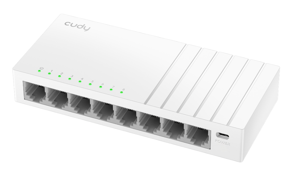 Cudy Switch Gigabit Ethernet 8-Ports Desktop GS108U with USB Power