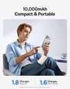 Baseus Powerbank 45W 10000mAh + Display EnerFill FC11 Beige