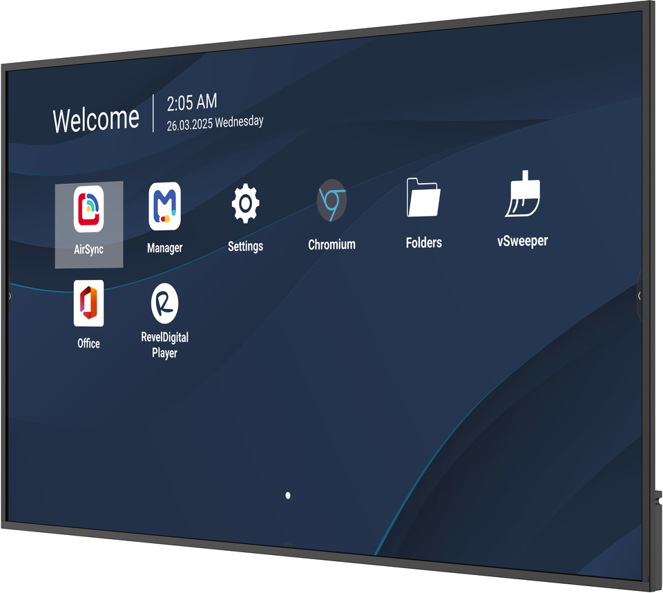 Viewsonic Commercial Display Digital Signage 75" 4K 24/7 Android USB-C HDMI Remote Management CDE7514-2C