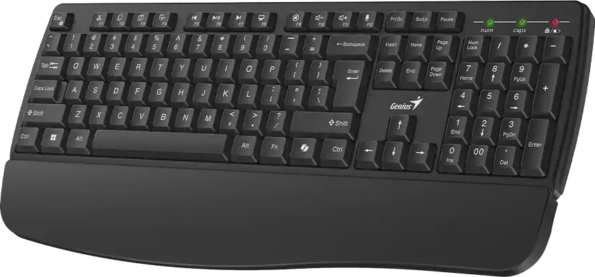 Genius Keyboard Wireless AI with Palm Rest KB-7123 English