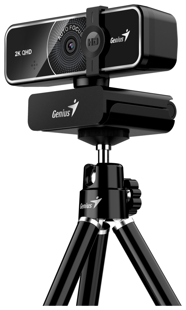 Genius PC Web Camera 2K with Tripod, AF USB-A+C FaceCam 3000AF