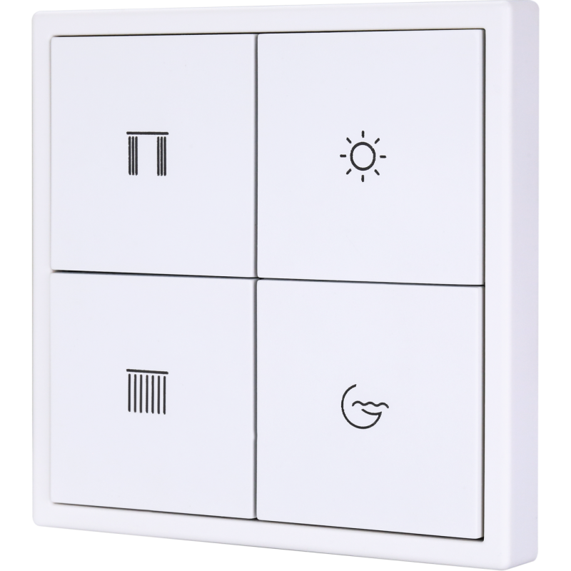 HDL Panel TILE SERIES Ivory White 4 Button V2.1