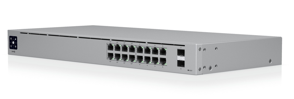 Ubiquiti UniFi Switch 16 Ports Gigabit 8PoE, 2xSFP USW-16-POE (42W)