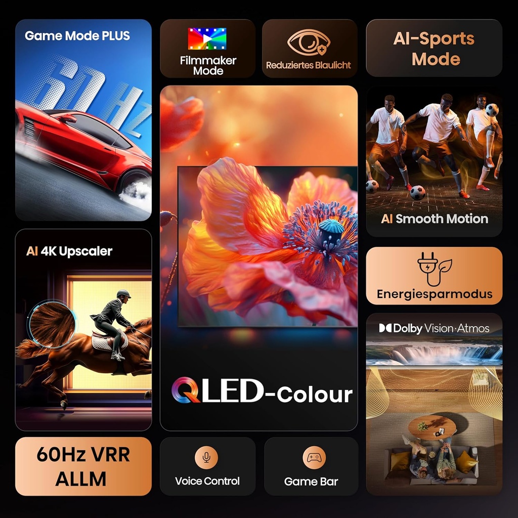 Hisense 75E7Q 75'' 4K Smart QLED TV