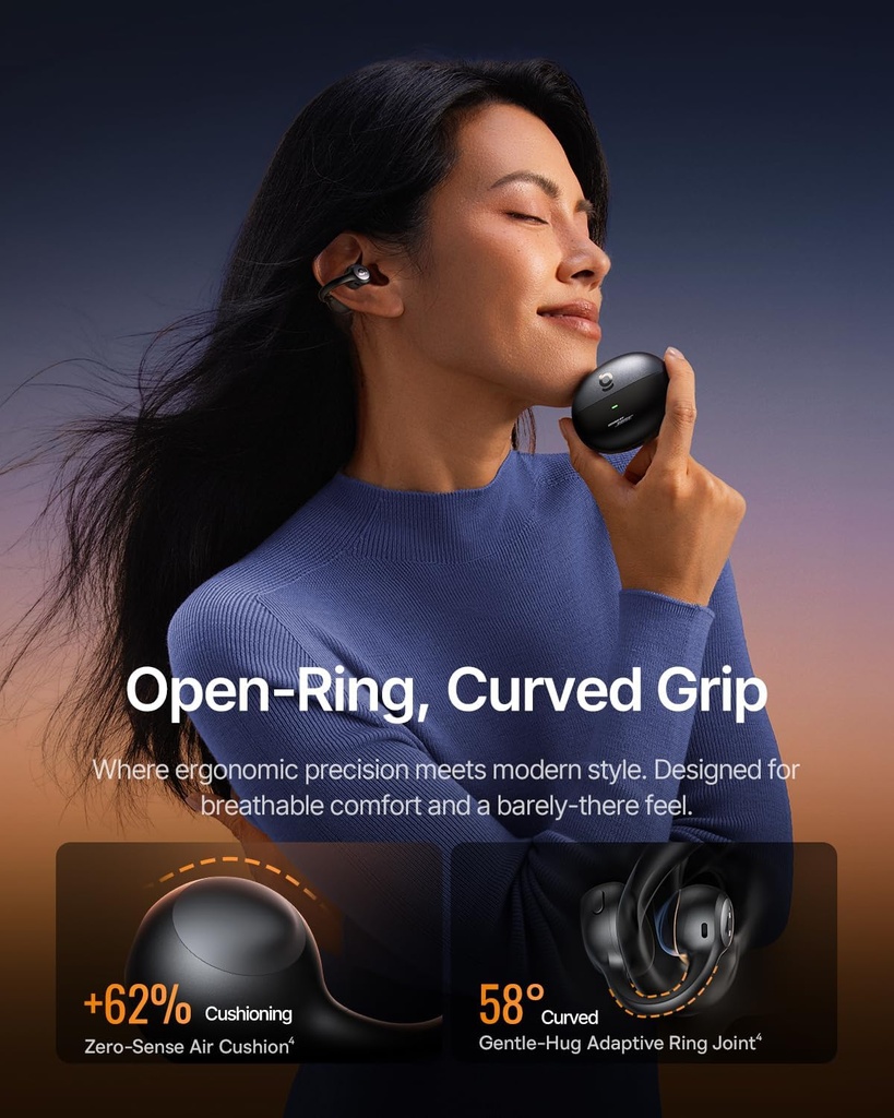Baseus Headphones Open Ear  Inspire XC1 BY BOSE Open-Ear Black