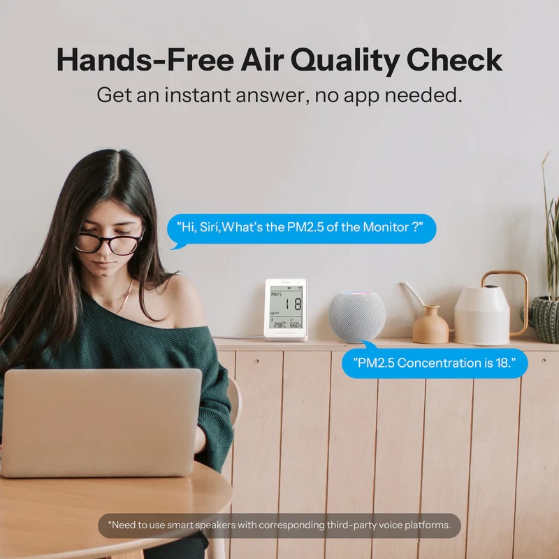 Sonoff Smart Sensor AirGuard For PM2.5/PM10 With Matter (Air Quality Monitor)