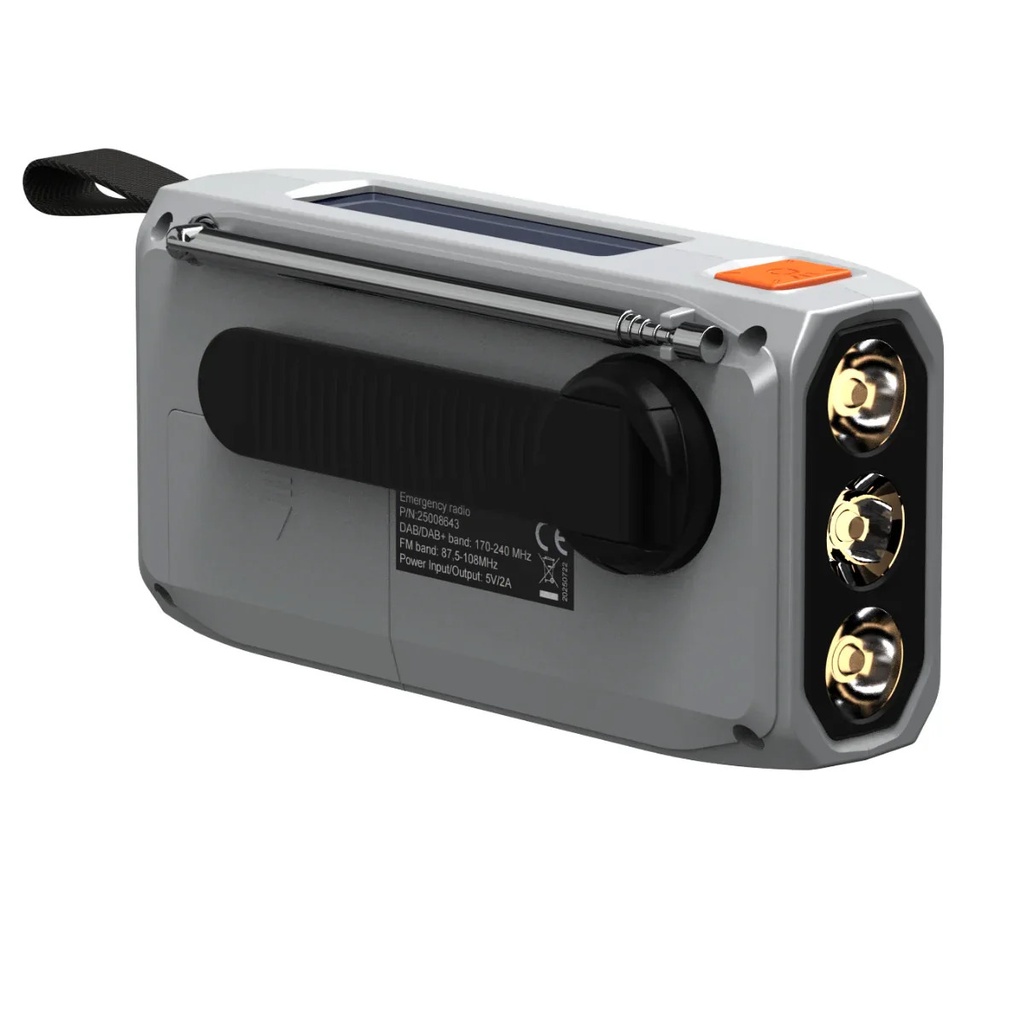 Marmitek RESQ100 Emergency Radio FM/BT/Powerbank/Flashlight 4500mAh
