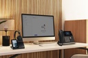 Yealink Headset Wireless Dual-Mode DECT/Bluetooth 4-Mic NC with ANC & Basestation WH68 Workstation Teams