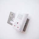 Mercury DB300 Wireless DoorBell Plug-in & Plug-Through 350.300UK