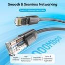 Vention NETWORK Cable CAT6 UTP 30.0m Black IBRBT