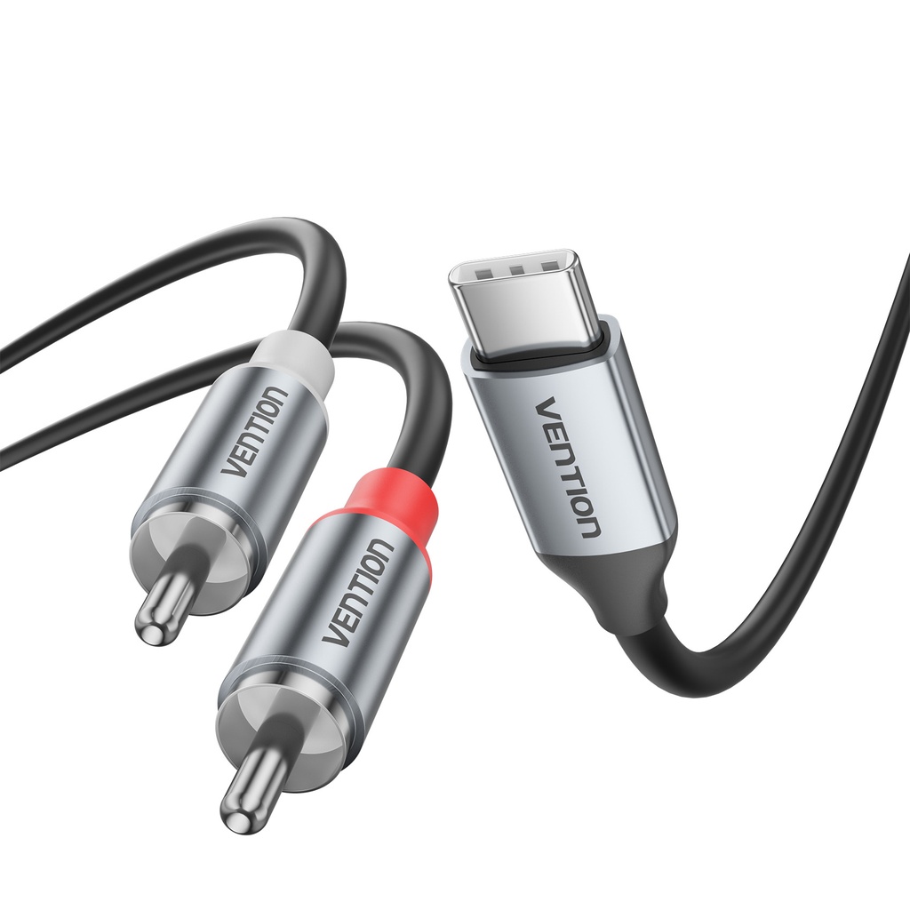 Vention AUDIO CONVERTER USB-C to 2RCA Male Cable 1.0m BIKHF