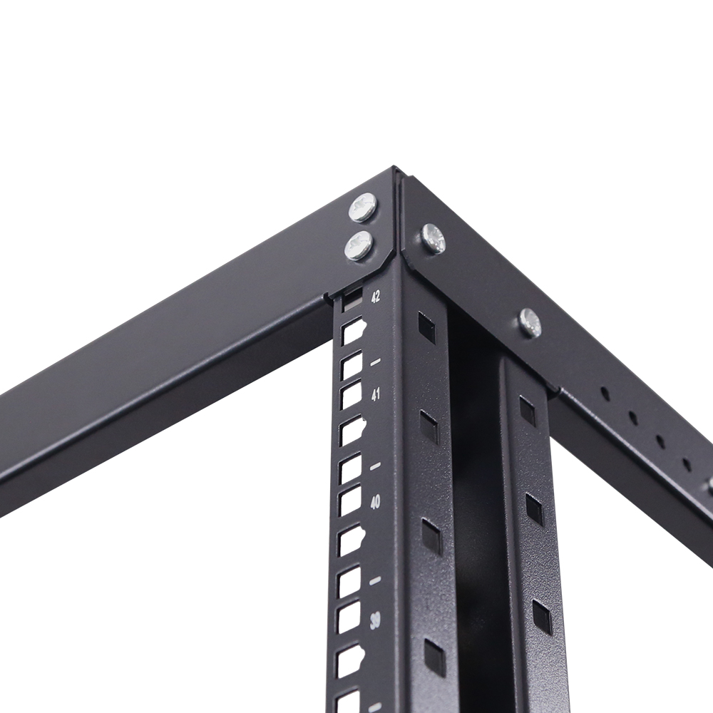 NETPRO 19" Open Rack Cabinet 42U with Adjustable Depth 600-1000mm NP-OR-42U60100 (not asembled)