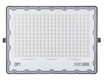 GBC ON LED PRO 300 Solar LED Floodlight with Panel & Remote 3700 lumens 300W