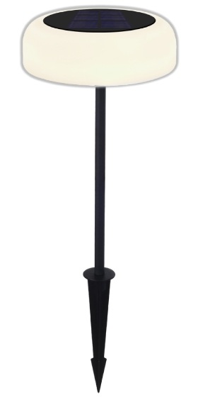 GBC KELU HALO Solar Garden Lamp 100lm Natural White (1pc)