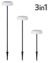 GBC KELU HALO Solar Garden Lamp 100lm Natural White (1pc)