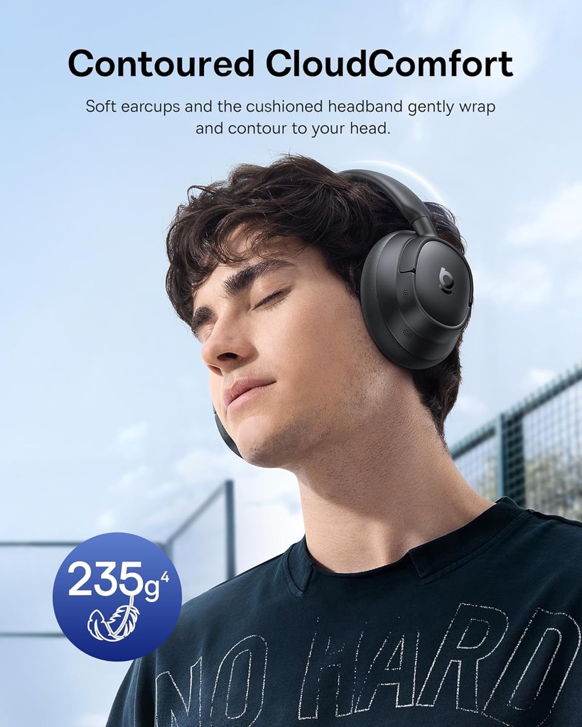Baseus Headphones Over Ear ANC Bass BH1 NC Black