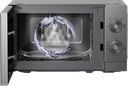 Gorenje Kitchen Microwave Oven 700W 20L 5 Programs Manual Knots MO20E1T4 Titanium