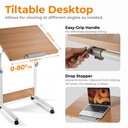 Lumivida Computer Tray Desk Mobile Height Adjustable 50x60cm FWS10-3