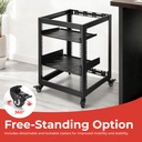 Lumivida 12U Open Frame Server Rack CAB-017-12U