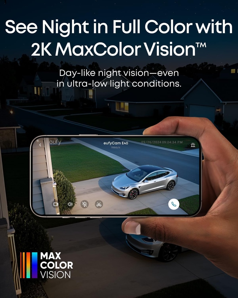 Anker Eufy Security Camera Kit E40 1 x 2K Bullet + Solar Addon