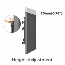 Brateck Video Wall Ceiling 2x2 60x40 50kg/Screen LVC03-446FL-02