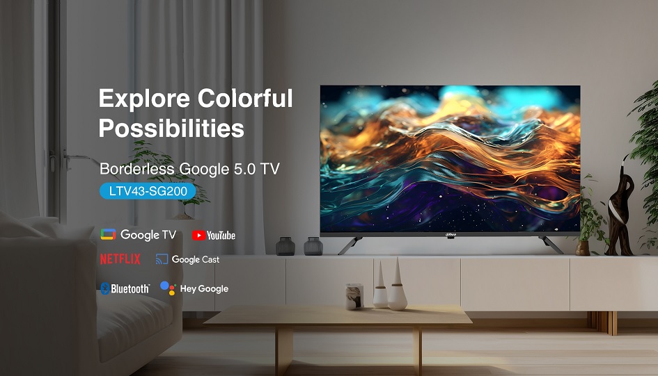 Dahua LTV43-SG200 43'' Full HD Google TV with HDR10, Dolby Digital Plus & Voice Control Remote