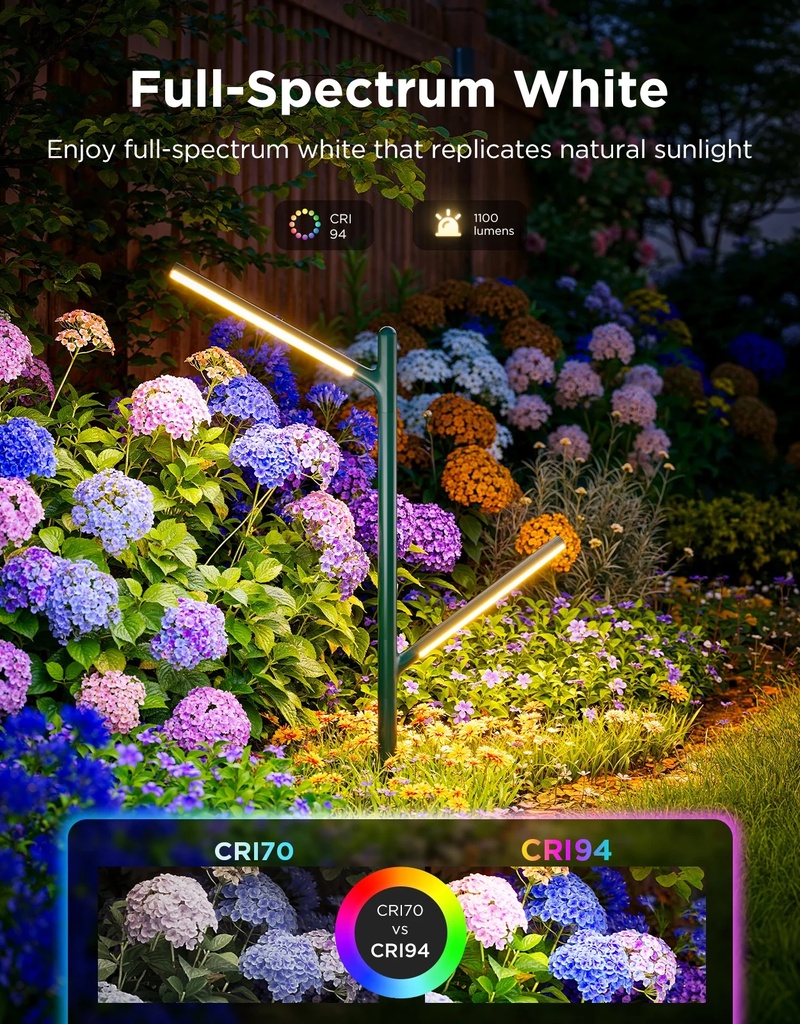Govee Outdoor Smart Garden Light RGBICWW H7086341